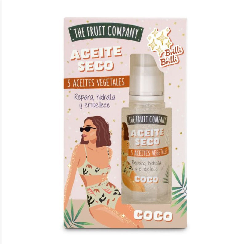 Aceite seco con brilli de coco