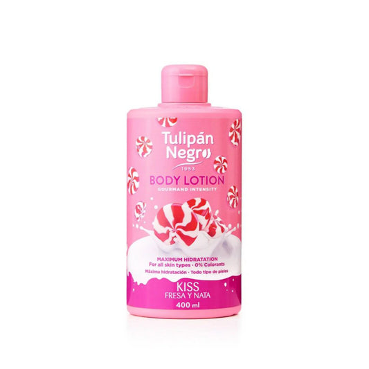 Body lotion fresa y nata Tulipan negro