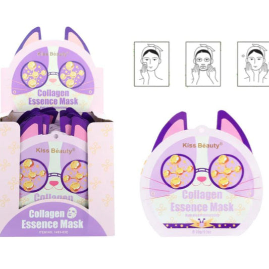 Mascarilla facial kiss beauty con colgeno