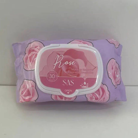 Toallitas desmaquillantes de rosas