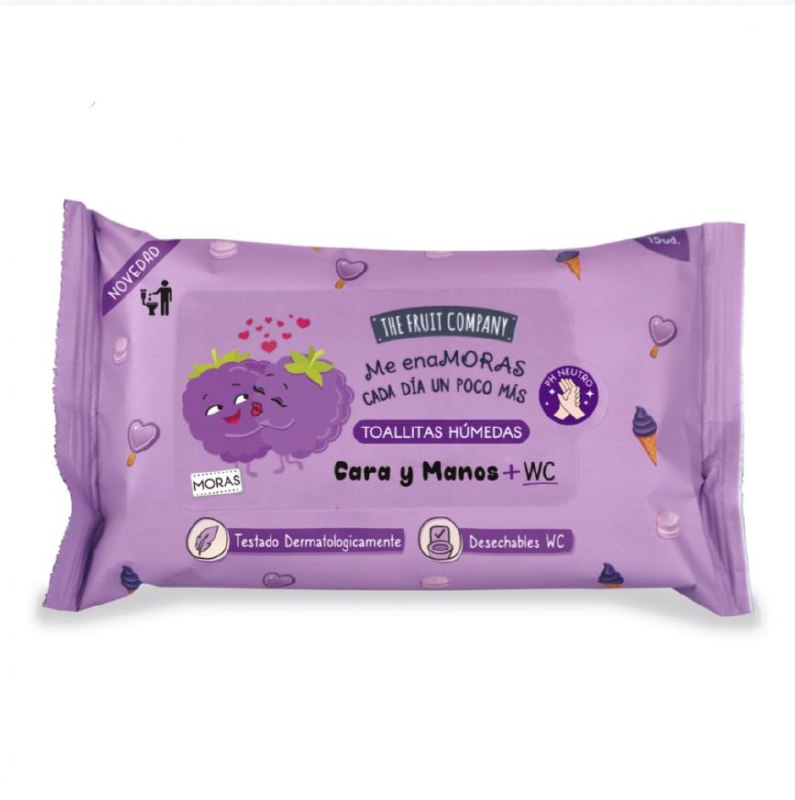 toallitas húmedas de moras - the fruit company