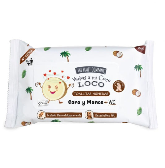 toallitas húmedas de coco - the fruit company