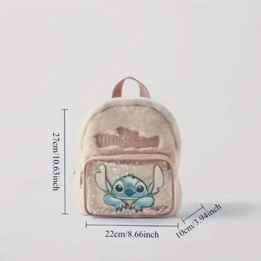 Mochila Stitch  con adornos