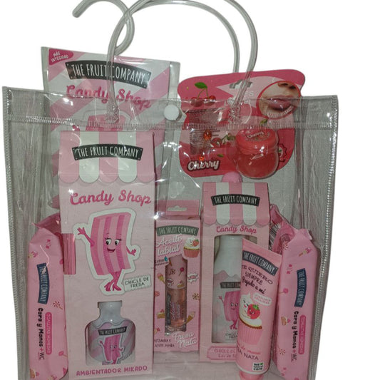 set regalo rosa